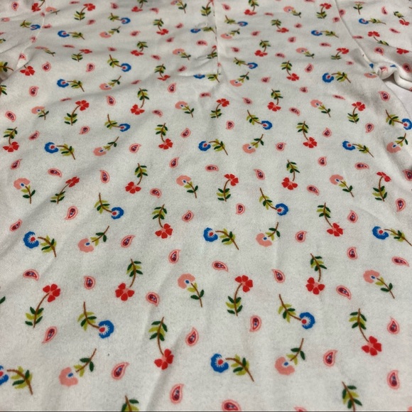 NWT Janie and Jack floral onesie size 3-6 month 100% cotton long sleeve kid baby - Picture 4 of 10